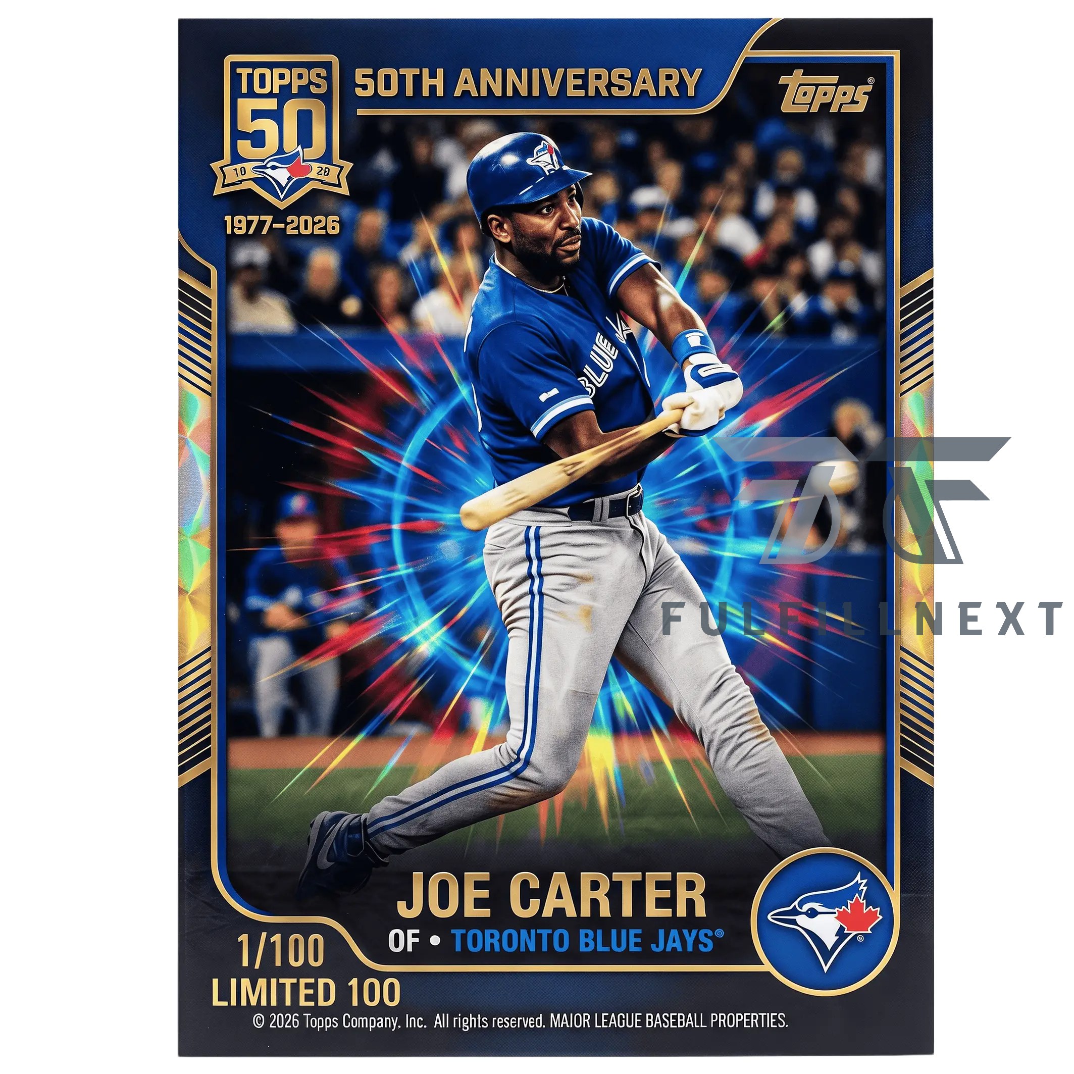 Toronto Blue Jays 50th Anniversary Trading Cards - Image 2