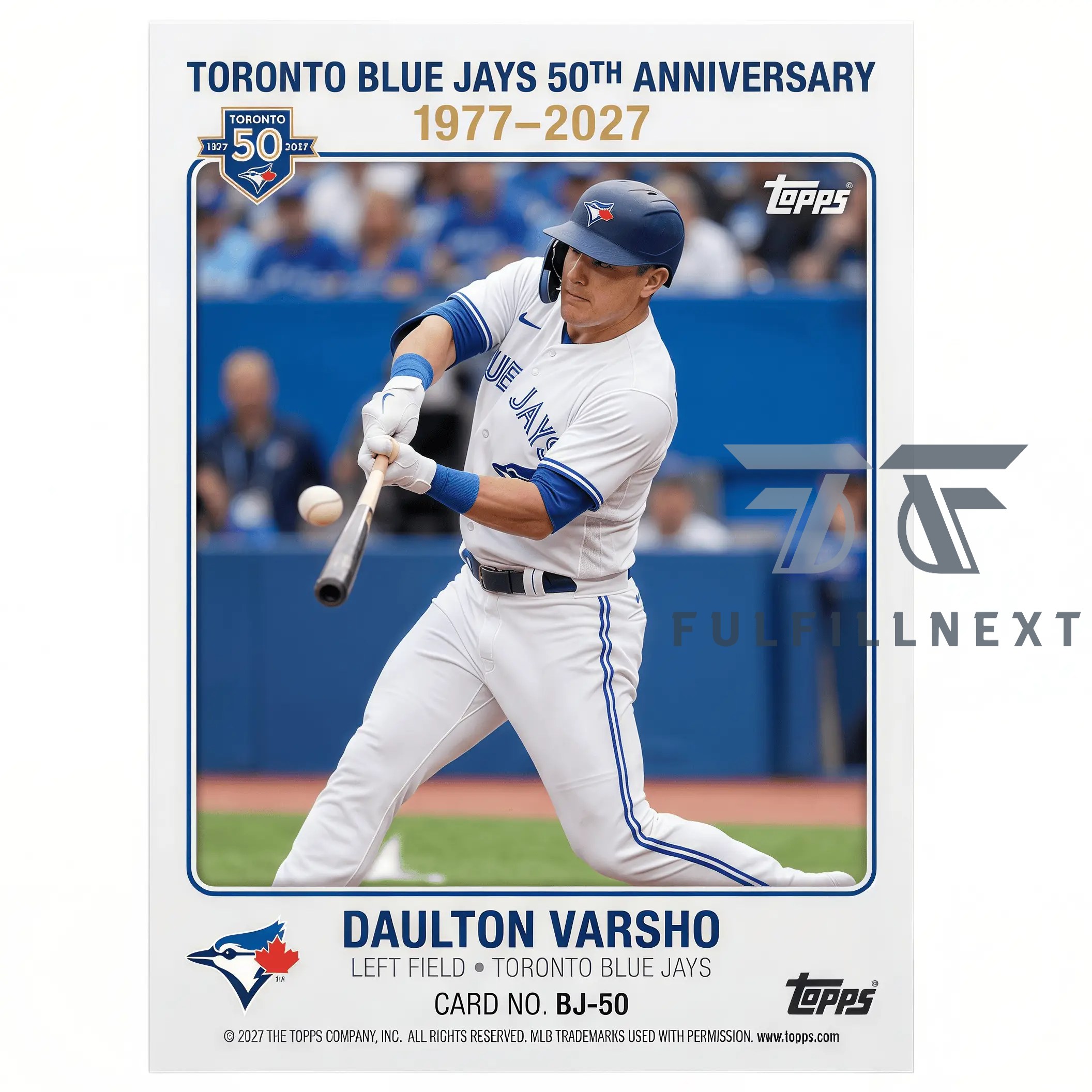 Toronto Blue Jays 50th Anniversary Trading Cards - Image 5