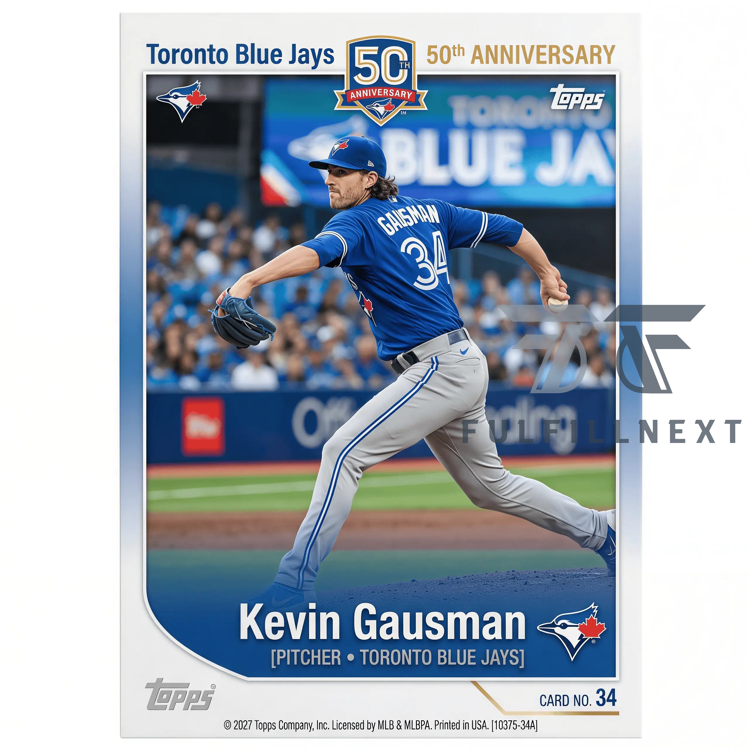 Toronto Blue Jays 50th Anniversary Trading Cards - Image 7