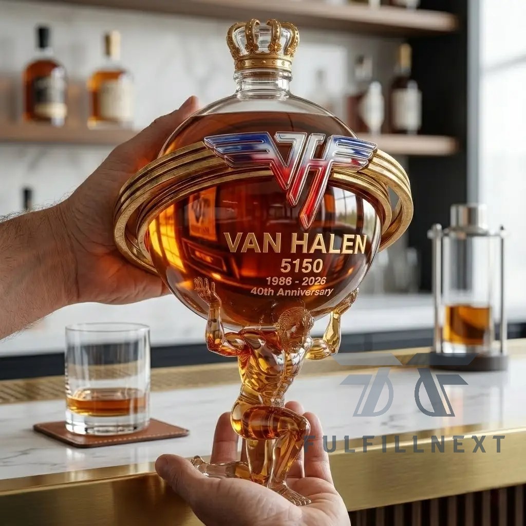 Van Halen 5150 40th Anniversary Whiskey Decanter - Image 2