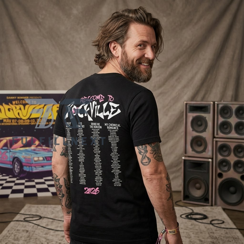 Welcome to Rockville 2026 T-Shirt - Image 3