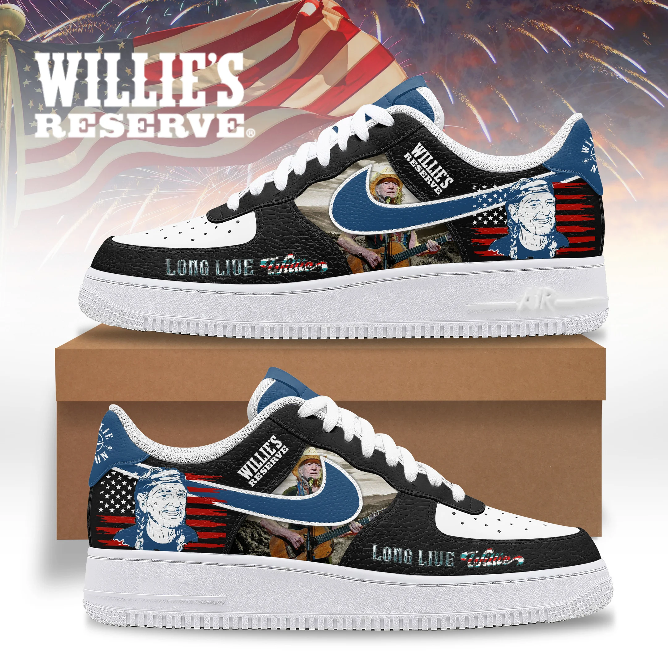 Willie Nelson Willie's Reserve Sneakers
