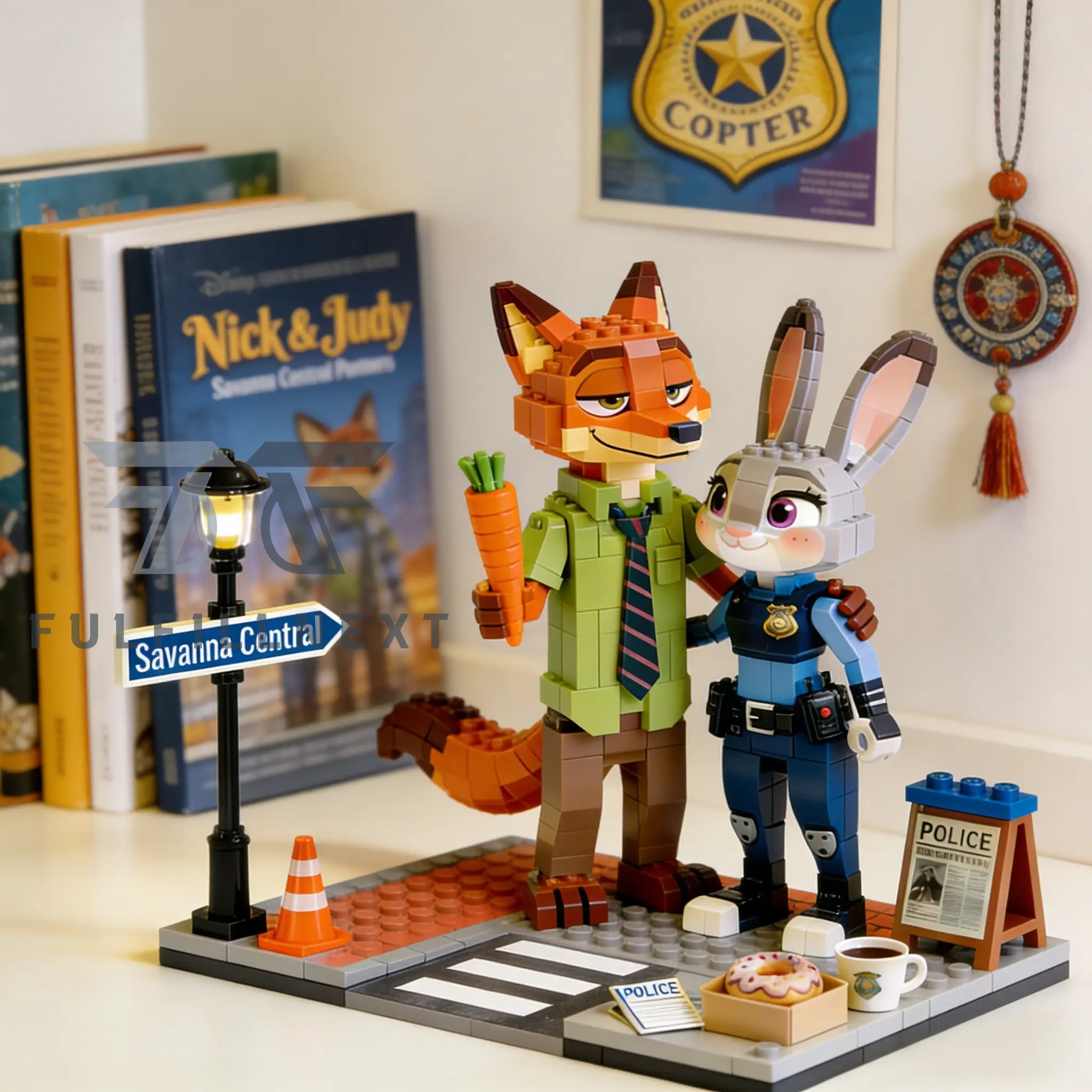 Zootopia Nick & Judy Building Bricks Set - Image 3