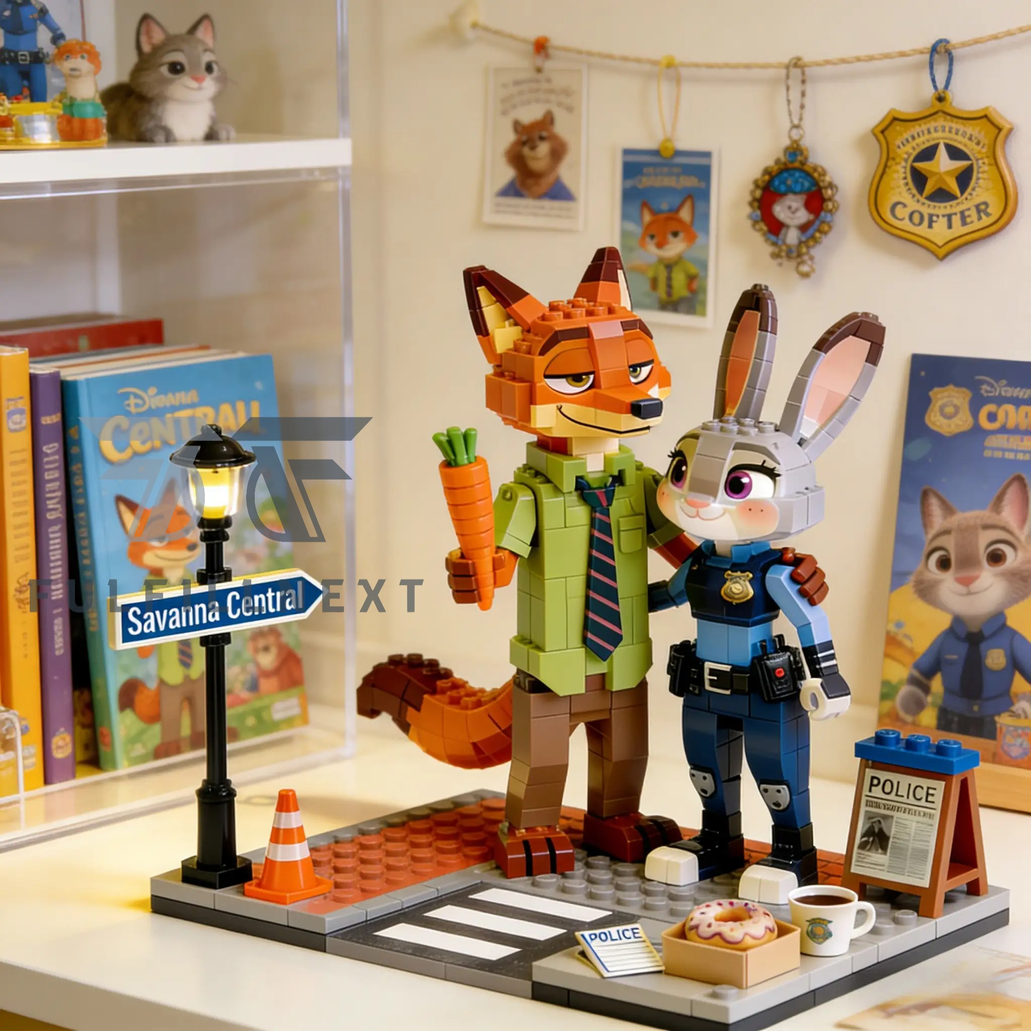 Zootopia Nick & Judy Building Bricks Set - Image 4